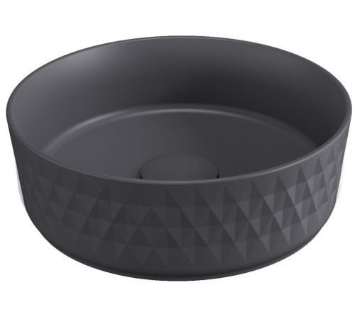 Раковина-чаша Allen Brau Fantasy 36х36х12 см антрацит 4.11033.AN
