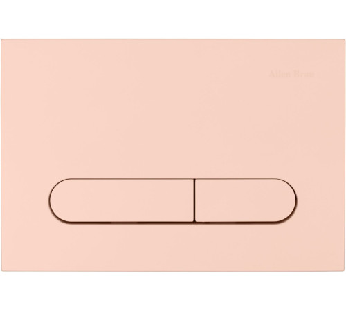 Клавиша смыва Allen Brau Project Color 23.1x15.7 см розовый 9.2PR01.SM