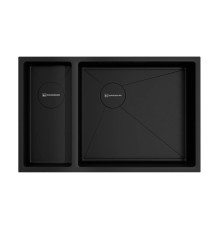 Кухонная мойка OMOIKIRI Taki 69-2-U/IF-R Side-GB 69,5x44 см графит 4993183