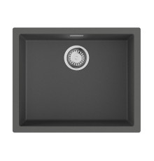 Кухонная мойка Omoikiri Yamakawa 55T-U/I Tetogranit 55,6x45,6 см платина 4993433