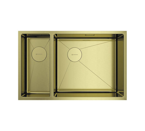 Кухонная мойка OMOIKIRI Taki 69-2-U/IF-R Side-LG 69,5x44 см светлое золото 4993184