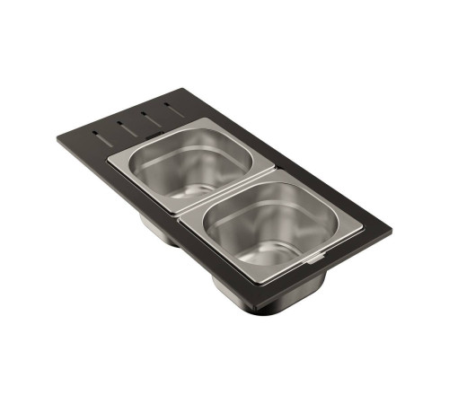 Контейнер для мойки Omoikiri DC-02-2-IN нержавеющая сталь 4999075