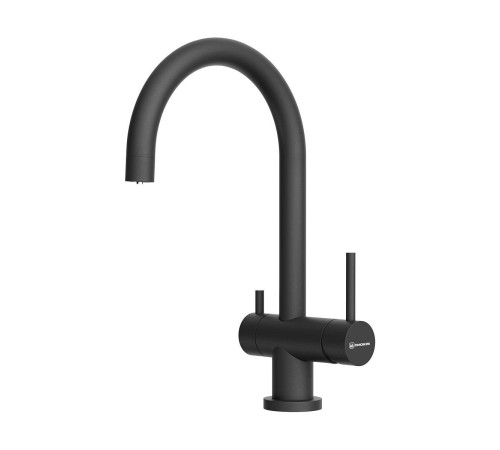 Смеситель для кухни Omoikiri Yamada-P-BL с подключением фильтра черный 4974226