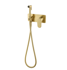 Гигиенический душ Boheme Spectre с прогрессивным смесителем и шлангом 150 см золото 457-MG