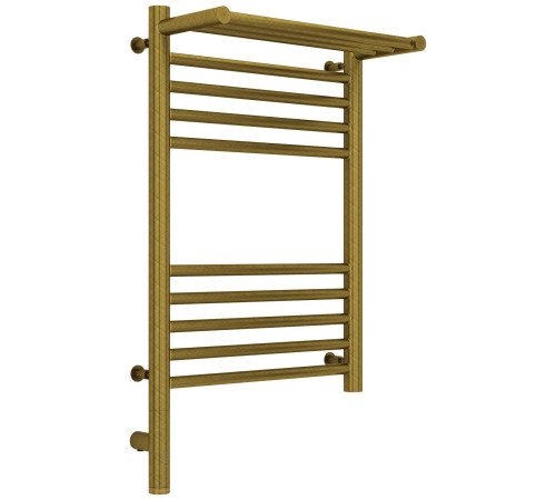 Полотенцесушитель электрический Сунержа Богема 3.0 с 1 полкой 43.2x72.4 см левый состаренная бронза 05-5806-6040