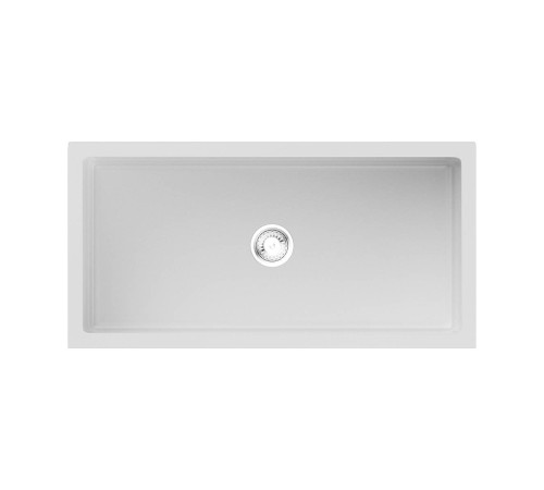 Кухонная мойка Omoikiri Mikura 91-WH Glossy Natceramic 91x46 см белый 4993260