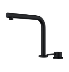 Смеситель для кухни Omoikiri Nara 2 Plus-S-GB с выдвижным изливом и подключением фильтра графит 4994373