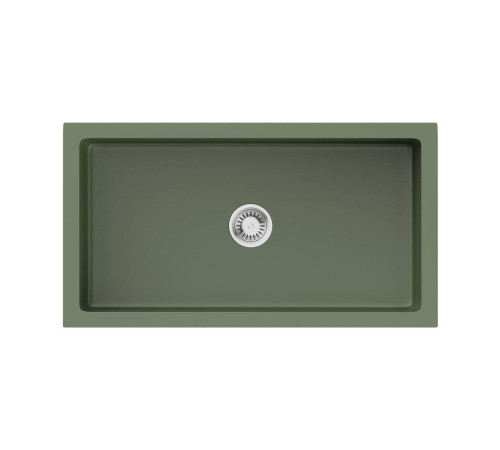 Кухонная мойка Omoikiri Mikura 83-OL Natceramic 84x46 см olive 4997082