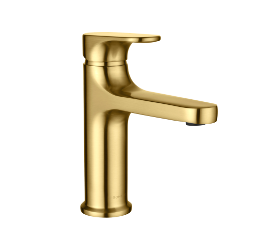 Смеситель для раковины Boheme Spectre матовое золото 451-MG