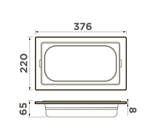 Контейнер Omoikiri DC-03-1-IN нержавеющая сталь 4999081