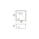 Кухонная мойка OMOIKIRI Taki 44-U/IF-GB 44x44 см графит 4997017