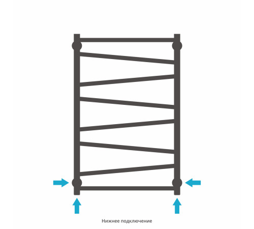 Полотенцесушитель водяной Сунержа Сирокко 550x800 мм золотой шёлк матовый 32-0253-8050