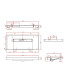 Раковина мебельная Armadi Art Flat 101х45.2х8 см прямоугольная белая 859-100-CLCT
