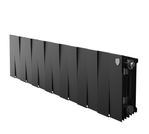 Радиатор биметаллический Royal Thermo PianoForte 200 Noir Sable 14 секций боковое подключение НС-1346005