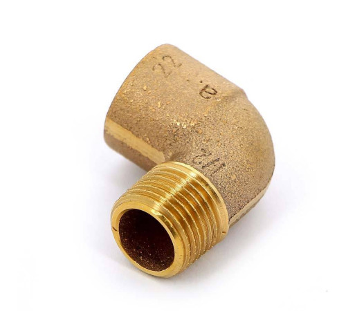 Угол 90° бронзовый Viega пайка-НР 22х1/2 136307