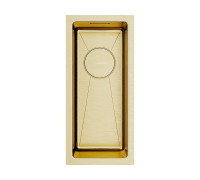 Кухонная мойка Omoikiri Taki 20-U/IF-LG 20x44 см светлое золото 4973091