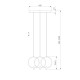 Подвесной светильник 50257/3 LED черный