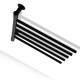 Полотенцесушитель электрический Energy I chrome G5 RAL 9005 EETR00IG500000R905M