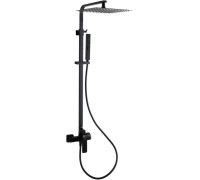 Душевая стойка Allen Brau Infinity черный матовый 5.21012-31