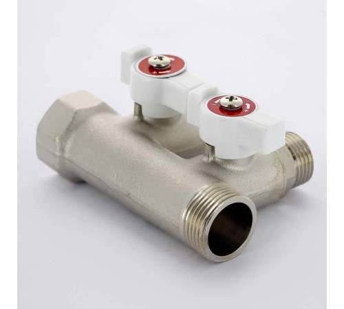 Коллектор с шаровыми кранами Uni-Fitt 3/4х1/2 2 выхода 40 мм 420N3220