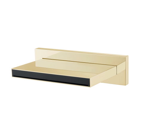 Излив настенный каскадный Boheme Zodiac 12.8 см матовое золото 625/2-MG