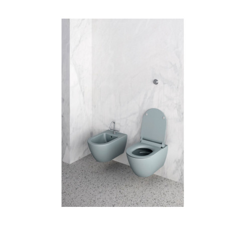 Унитаз подвесной GSI Pura Swirlflush цвет Ghiaccio Matte 881515_УЦ/2