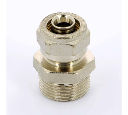 Муфта обжимная Uni-Fitt никелированная 16х3/4 НР 662N6300