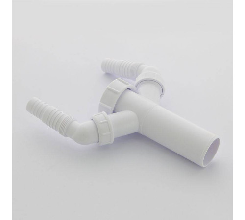 Вставка McAlpine 1 1/2 x 40 мм с двумя угловыми адаптерами для слива H 146 мм TEE4