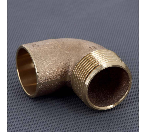 Угол 90° бронзовый Viega пайка-НР 35х1 1/4 138691