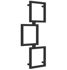 Полотенцесушитель электрический Сунержа Этюд 49х105 см правый чёрный матовый 31-0847-1050