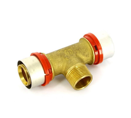 Тройник пресс с наружной резьбой TIEMME 32х3/4х32 1650657