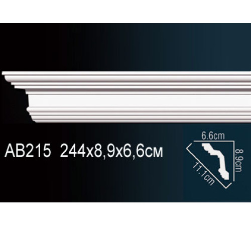 Карниз потолочный Perfect AB215 полиуретановый AB215