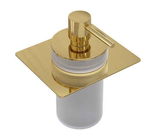 Дозатор для жидкого мыла встраиваемый Boheme Space золото 10966-G-DISP