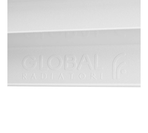 Радиатор алюминиевый Global VOX-R 500 12 секций боковое подключение белый RAL 9010 VX05001012