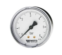 Манометр аксиальный Watts F+R150 80 мм 1/4 0-16 бар 10008029
