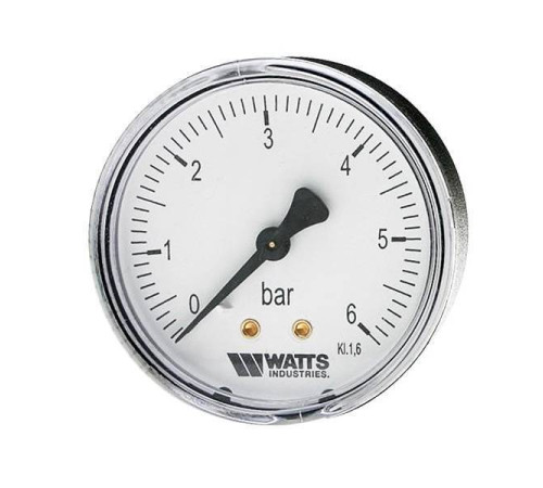 Манометр аксиальный Watts F+R150 80 мм 1/4 0-16 бар 10008029