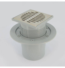 Трап McAlpine MRFG3V-110 115x115 мм вертикальный выпуск 110 мм сухой затвор MRFG3V-110