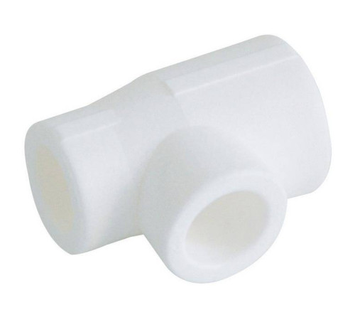 Тройник переходной Kalde 75x25x75 мм полипропиленовый белый 3212-tio-752575