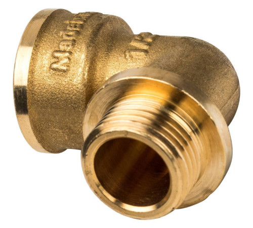Угольник латунный STOUT с упором 90° 1/2 ВР-НР SFT-0015-000012
