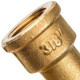 Угольник латунный STOUT с упором НВ 3/8 SFT-0015-000038