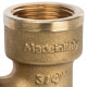 Угольник латунный STOUT с упором НВ 3/4 SFT-0015-000034