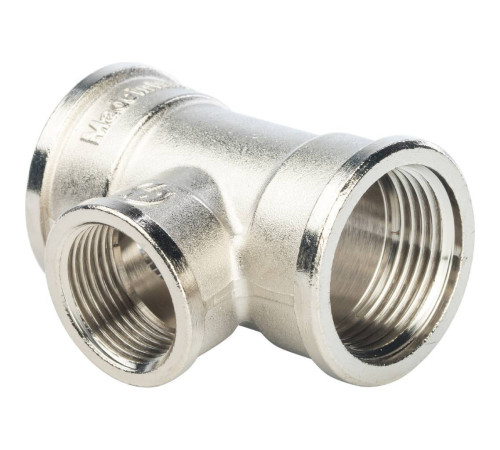 Тройник переходной STOUT ВВ никелированный 1x3/4x1 SFT-0022-001341