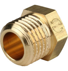 Заглушка STOUT латунная НР 1/4 SFT-0024-000014