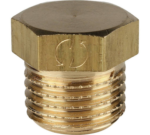 Заглушка STOUT латунная НР 1/4 SFT-0024-000014