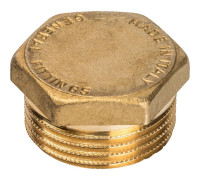 Заглушка STOUT латунная НР 1 SFT-0024-000001