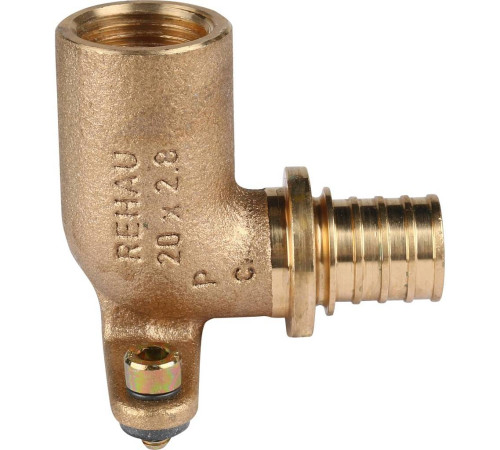 Угольник настенный REHAU RAUTITAN RX+ 20-R 1/2 с длинным нарезным патрубком 14563631001