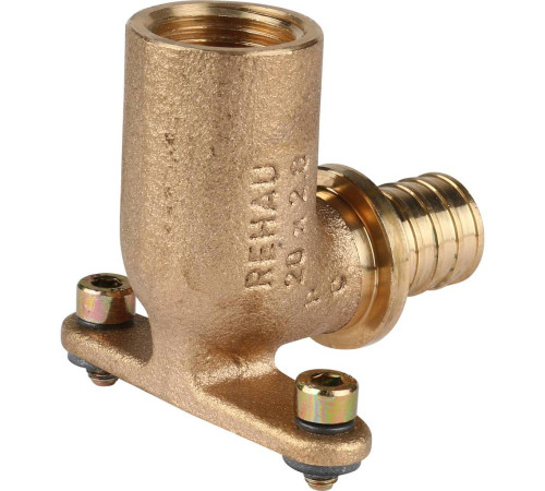 Угольник настенный REHAU RAUTITAN RX+ 20-R 1/2 с длинным нарезным патрубком 14563631001