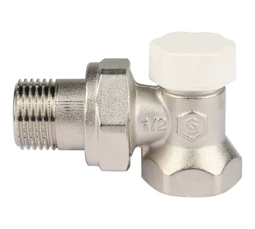 Клапан запорно-балансировочный STOUT SVL угловой 1/2 SVL-1156-000015
