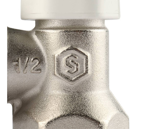 Клапан запорно-балансировочный STOUT SVL угловой 1/2 SVL-1156-000015