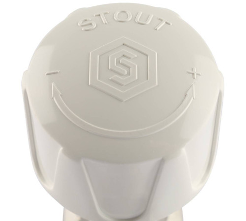 Клапан терморегулирующий ручной STOUT SVRs угловой 1/2 с неподъемным шпинделем SVRs-1152-000015